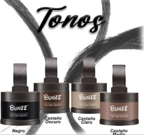 BUNEE HAIRLINE OPTIMIZER (Oculta Todas Las Canas y Fortalece)