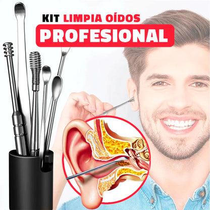 KIT PRO DE LIMPIEZA PARA OIDOS