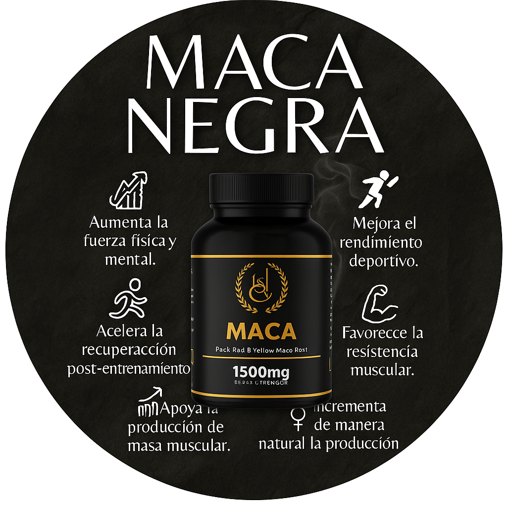 Energía Natural Peruana Maca Negra