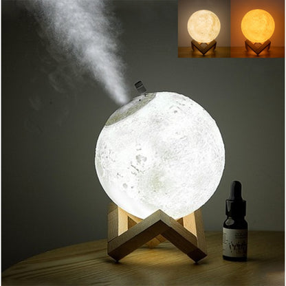 🌕LUNA HUMIDIFICADORA  LAMPARA DIFUSOR 3D Led📦